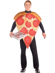 Slice Pizza Costume - Adult Food Costumes Fruit Costumes